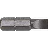 Limited Clearance Insert Bits, Slot, 1/4", 1/4" Drive