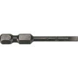 1/4" Slot Power Bits, Slot, 5/16" Tip, 1/4" Drive Size, 4" Length