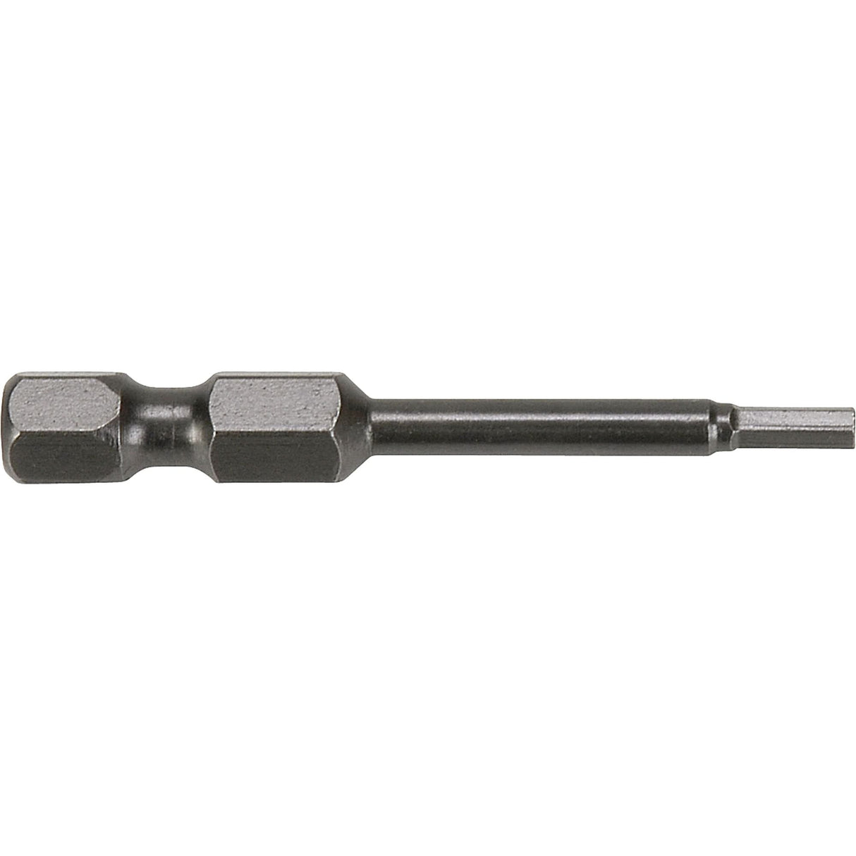1/4" Sae Hex Power Bits, Hex, 5/32" Tip, 1/4" Drive Size, 3" Length