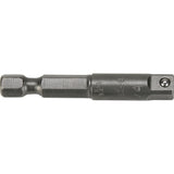 Hex To Male Square Drive Extension, 3/8" Drive Size, 2" L