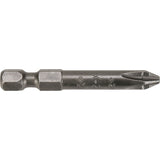 1/4" Phillips Power Drive, ACR, Phillips, #2 Tip, 1/4" Drive Size, 1-15/16" Length