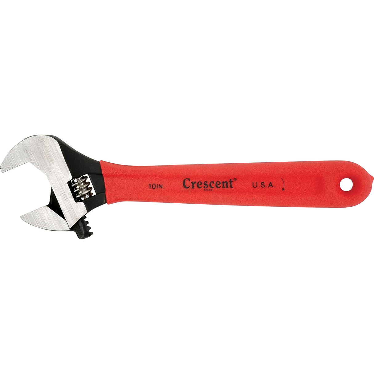 Crescent Adjustable Wrenches, 8" L, 1-1/8" Max Width, Black