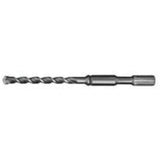 2-Cutter Rotary Hammer Drill Bit, 3/8", Spline Shank, Carbide