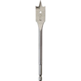 Flat Boring Bit, 3/4" Diameter, 1/4" Hex Shank, 6" Length