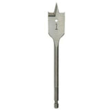 Flat Boring Bit, 13/16" Diameter, 1/4" Hex Shank, 6" Length