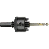 Hole Saw Arbor & Pilot Drills, 1-1/4" and Larger, 7/16" Shank