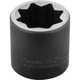Socket, Impact, 1", 1/2" Drive, 18 Points