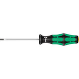 Slotted Screwdriver, 1/8" Tip, Round, 6-5/16" L, Plastic Handle