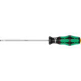 Slotted Screwdriver, 4 mm Tip, Round, 9-3/4" L, Plastic Handle