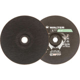 Depressed Centre Grinding Wheels - Aluminium Type 27, 9" x 1/8", 7/8" Arbor, Type 27