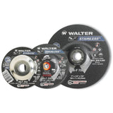 STAINLESS™ Grinding and Cutting Wheel, 4-1/2" x 1/4", 5/8"-11 Arbor, Type 28S, Aluminum Oxide, 13300 RPM