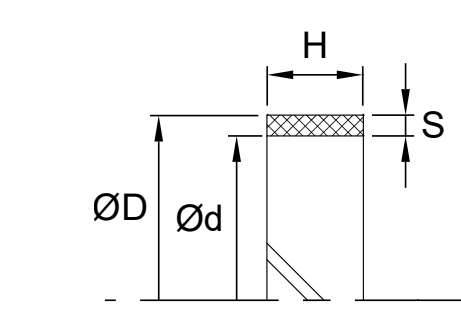 Wear Ring (GC) 162mm x 170mm x 25mm - Phenolic