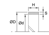 Wear Ring (GC) 182mm x 200mm x 25mm - Phenolic