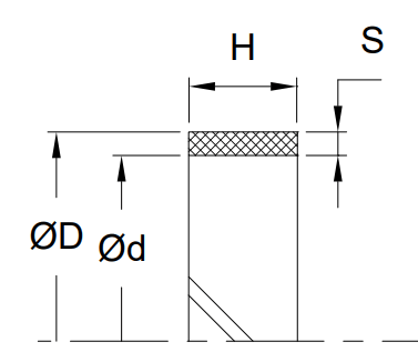 Wear Strip 2.5mm (C/S) x 9.7mm (H) - Bronze Filled Teflon [1ft]