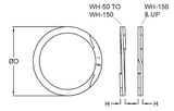 WH-225 | Internal Spiral Retaining Ring (WH) 2.250" - Carbon Steel