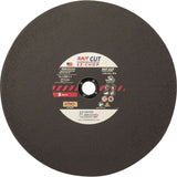 Chop Saw Wheel, 12" x 0.093"/3/32", 1" Arbor, Type 1, Aluminum Oxide, 5100 RPM