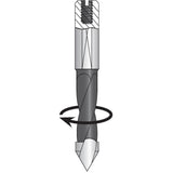 Through-Hole Carbide Tipped Drill, 2/5" Diameter