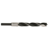 Brad Point, Wood Drills, 1/4", 4" Length, 1/4" Shank