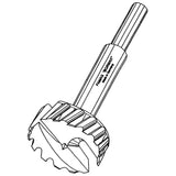 Bormax Forstner Bits, 1-1/4", 3/8" Shank, 3-1/2" Length