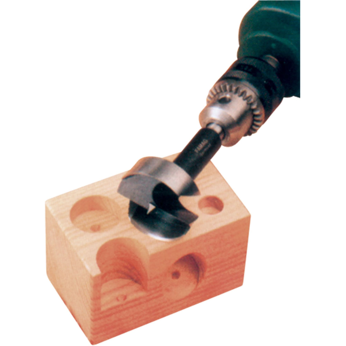 Multi-Spur Super Forstner Bit for Large Size Hole, 2-7/8", 1/2" Shank, 6-1/4" Length