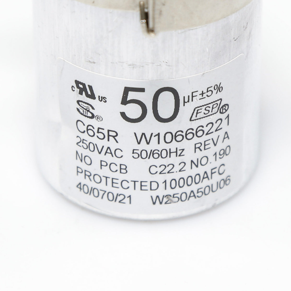 W10804664 Capacitor for Whirlpool Washing Machine