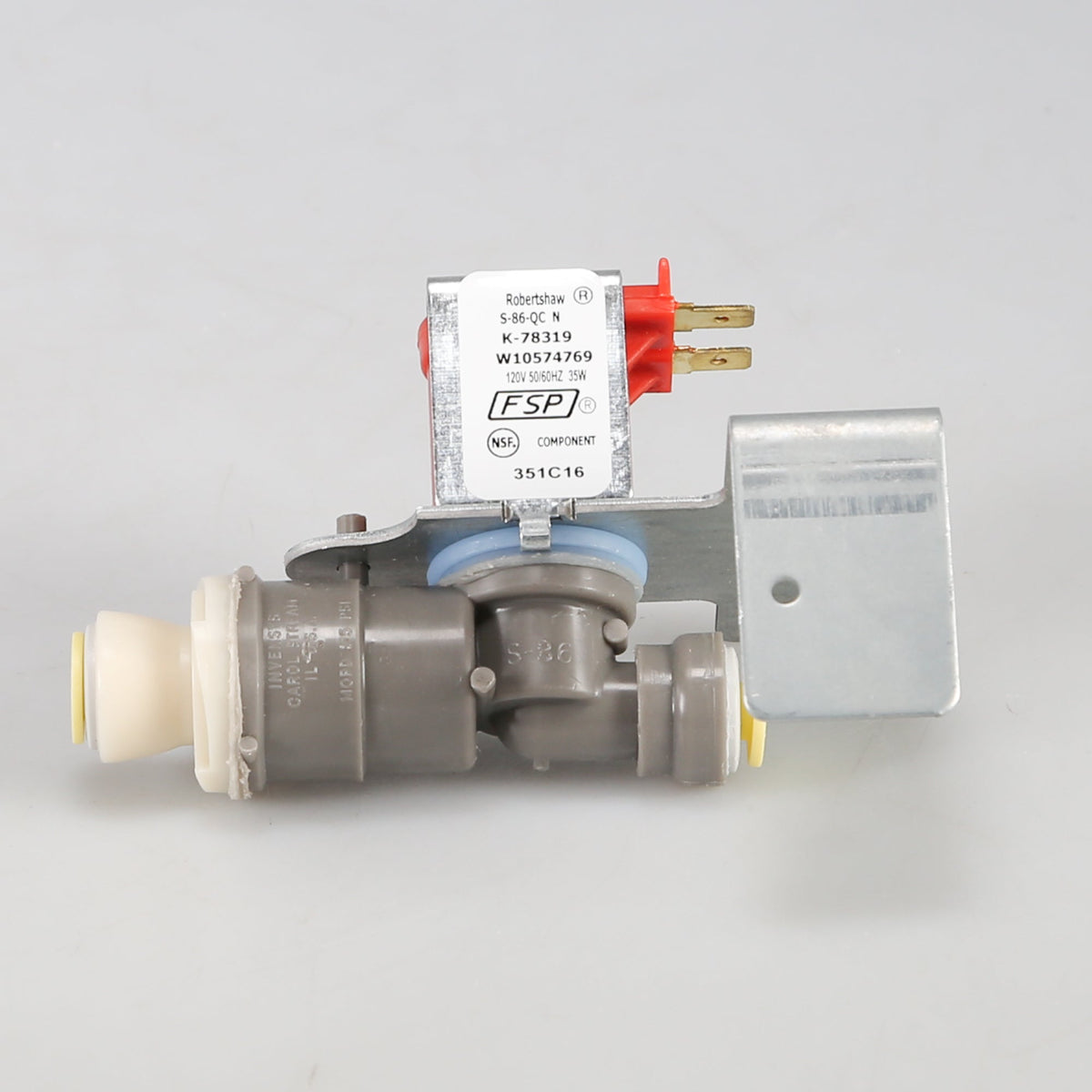 Soupape d'arrivée de réfrigérateur Whirlpool, pièce W11225845