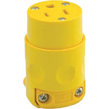 Commercial Grade Straight Blade Connector, 5-15R, Plastic