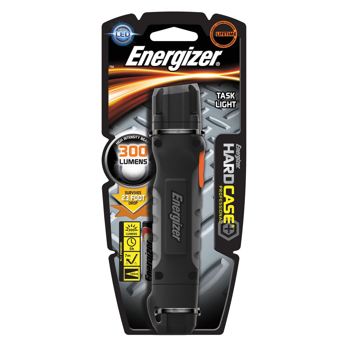 Hard Case® Task Flashlight, LED, 300 Lumens, AA Batteries – INFINITE ...