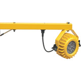 Heavy-Duty Loading Dock Lights, 40" Arm, 300 W, LED Lamp, Metal