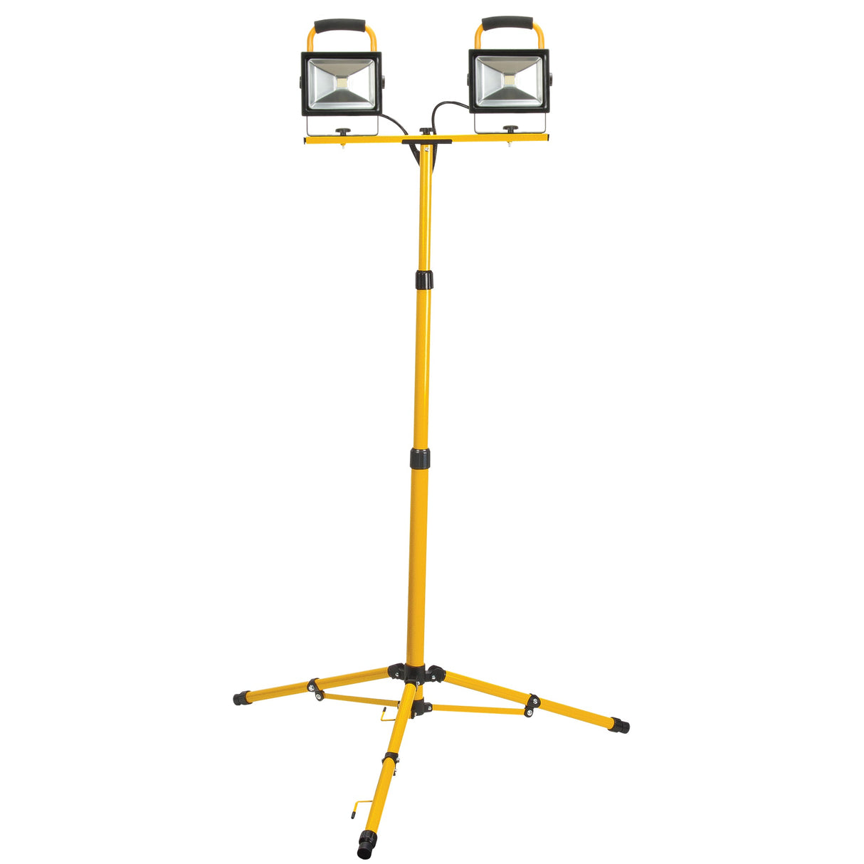 Twin-Head Work Light, LED, 40 W, 4800 Lumens, Aluminum Housing