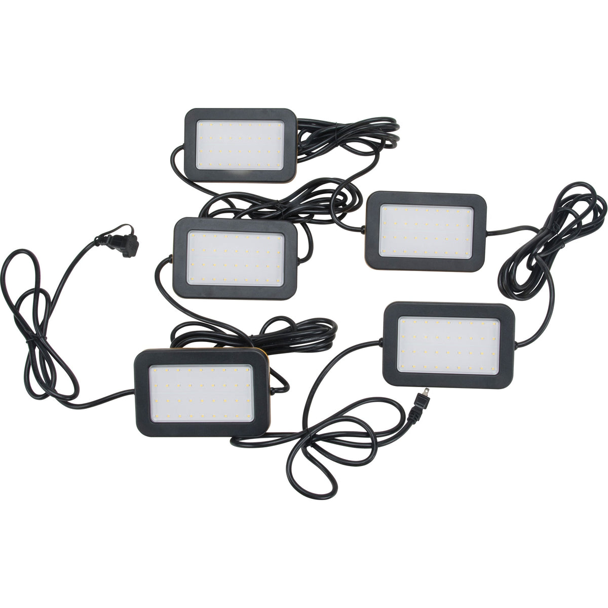 LED String Work Lights, 5 Lights, 50' L, Plastic Housing – INFINITE ...