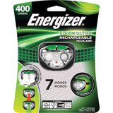 Vision Ultra Headlight, LED, 400 Lumens, 4 Hrs. Run Time, Rechargeable Batteries