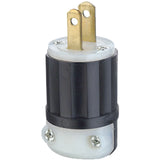 Hospital Grade Extension Plug, Nylon, 15 A, 125 V