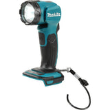 18V Li-Ion Flashlight, LED, 160 Lumens, 54 Hrs. Run Time, Rechargeable Battery, Rubber