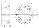 XTB45 Bushing 4-7/16" Finished Bore