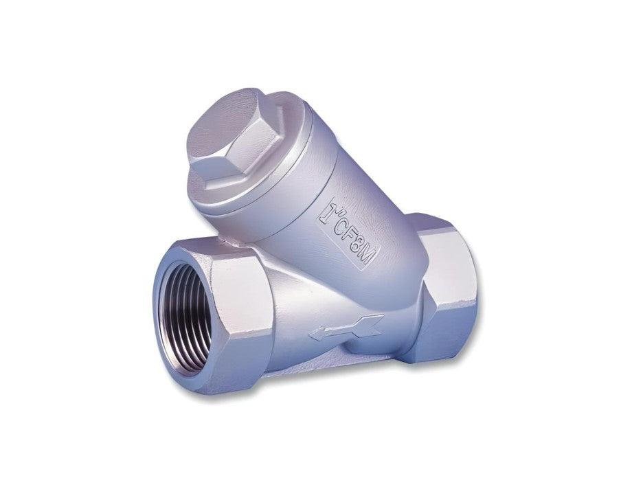 Y Spring Check Valve NPT 800 WOG Stainless Steel 316